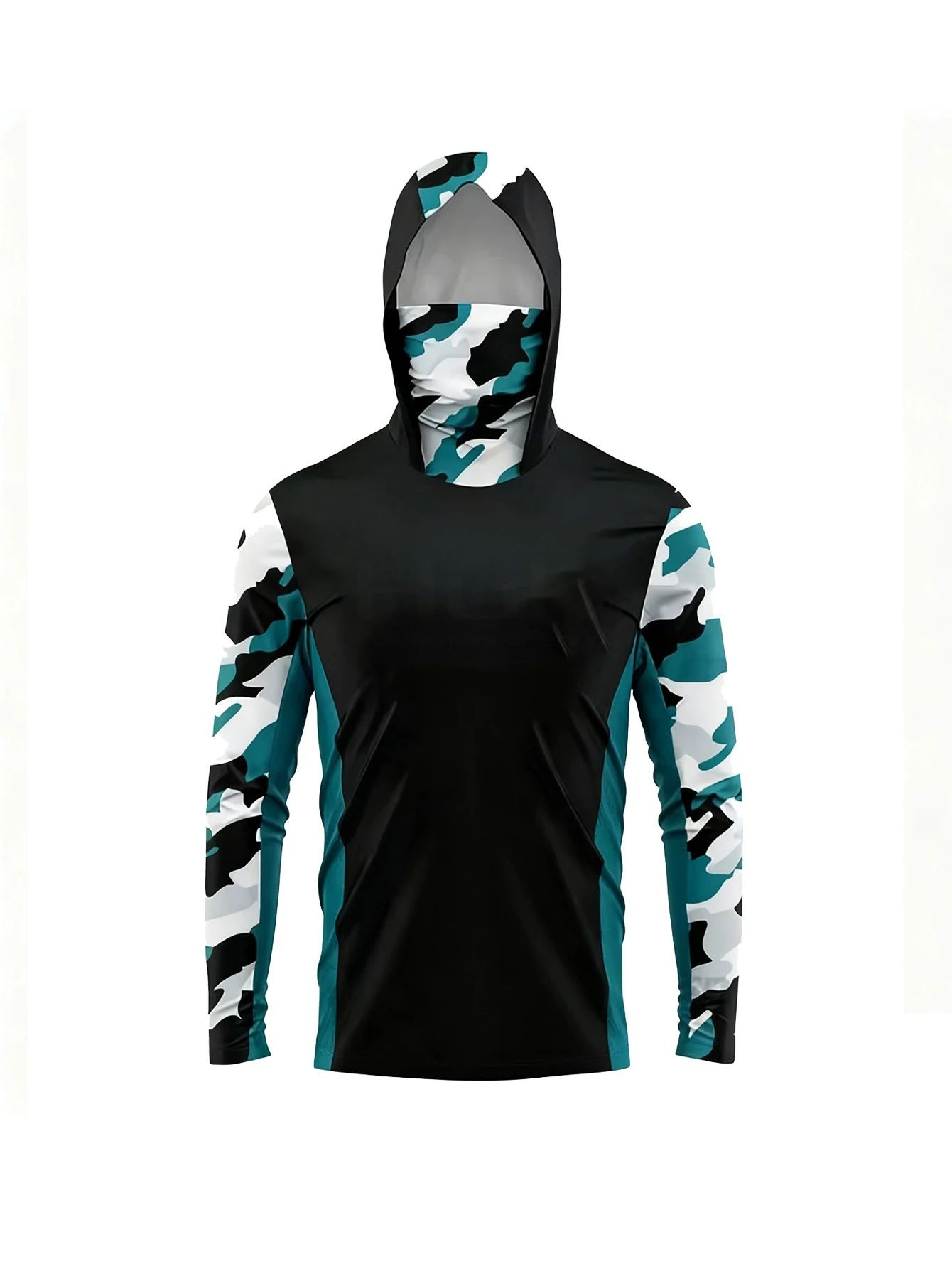 Summer Clothing Long Sleeve - Camisa con capucha para pesca al