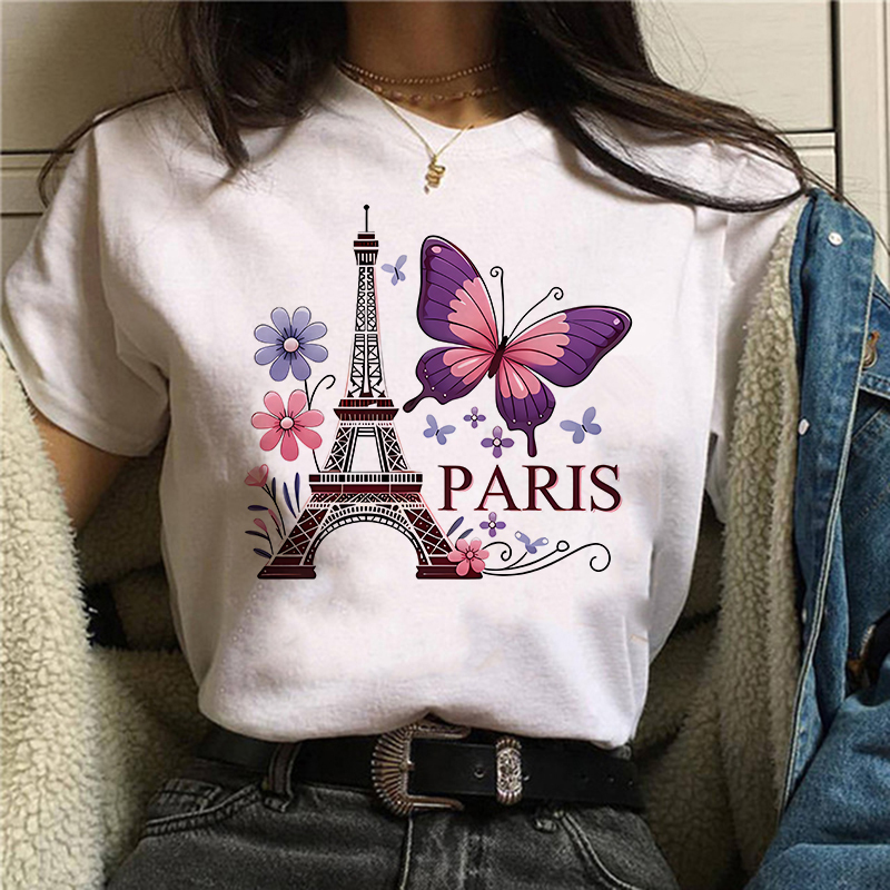 Camiseta con estampado de dise - Summer Clothing In Paris reseña y precio