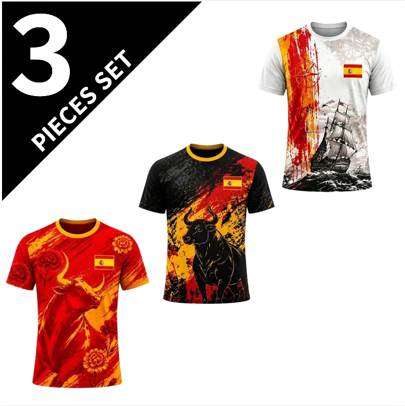 Camiseta Deportiva Española pa - Summer Clothing In Spanish reseña y precio