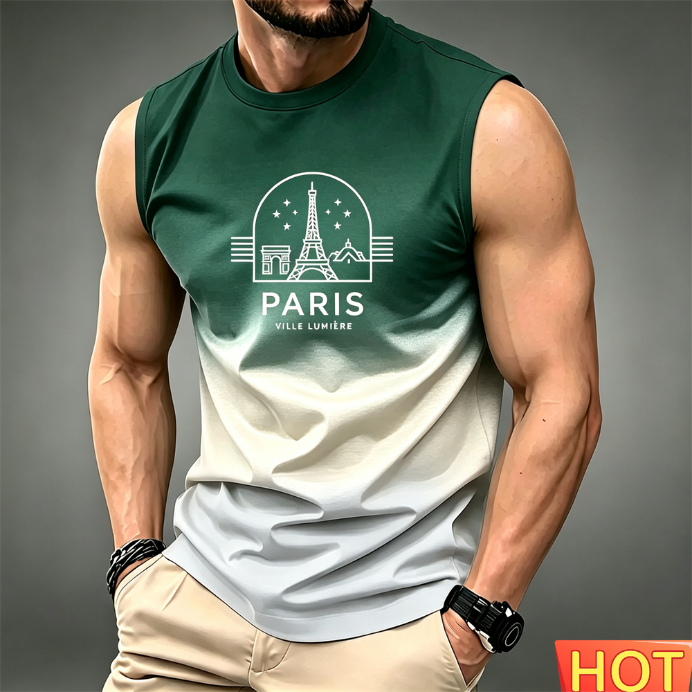 Camiseta sin mangas con gradie - Summer Clothing In Paris reseña y precio