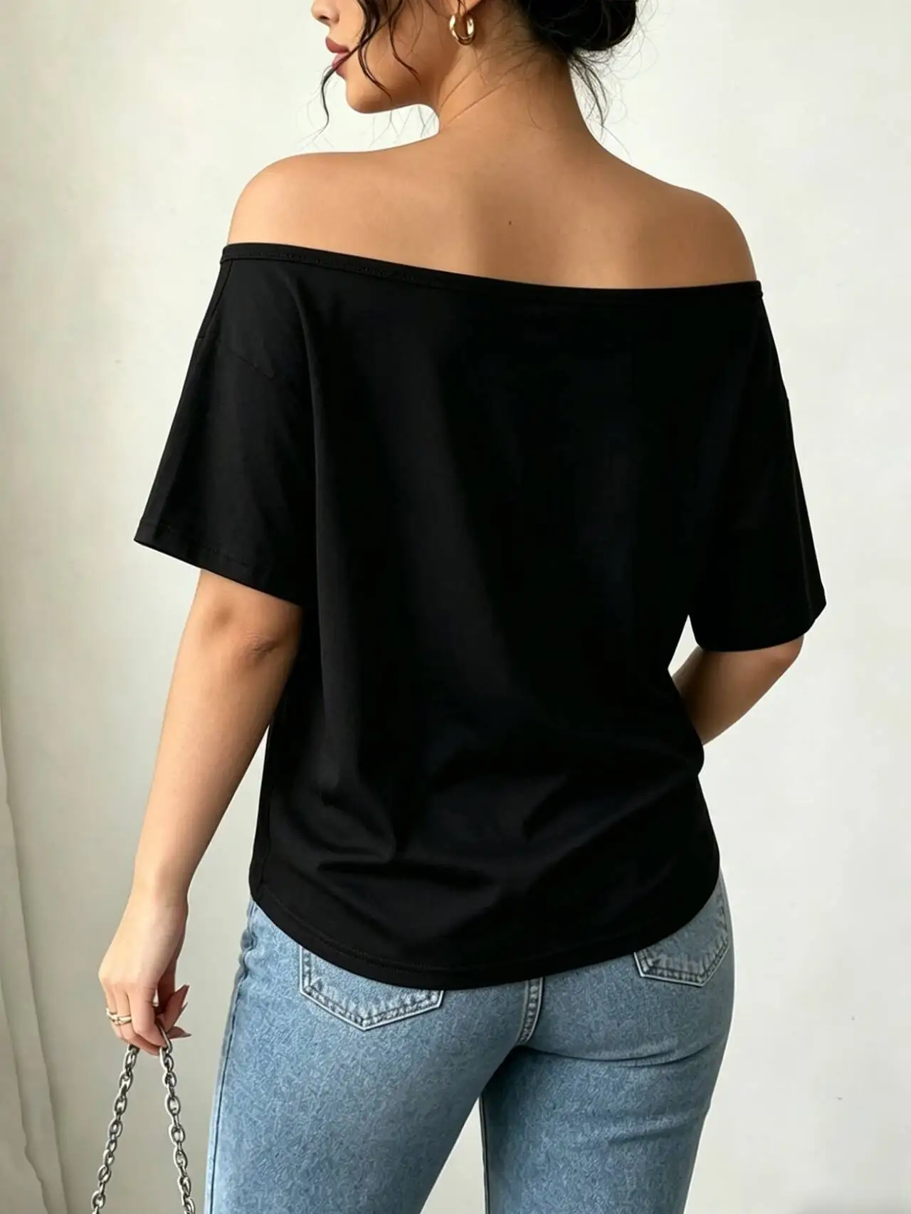 Camiseta con estampado de letr - Summer Clothing In Paris reseña y precio